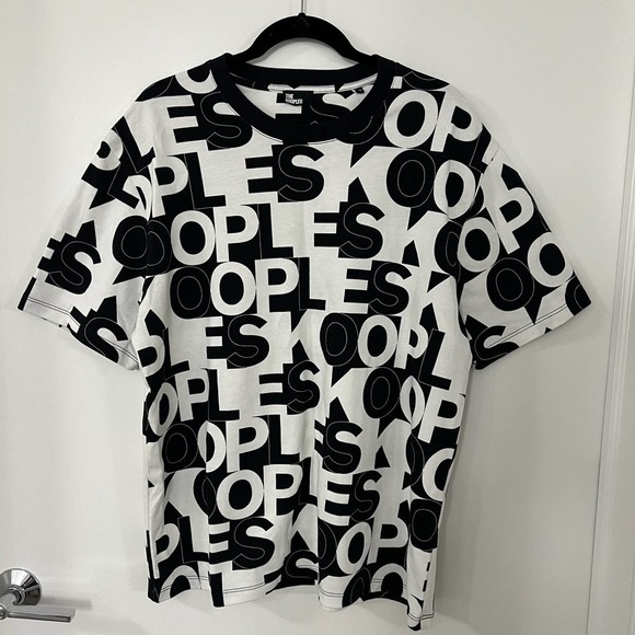 The Kooples Men's Logo T-Shirt XL Black/White - Picture 3 of 6